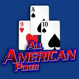 All American Poker logo – Table Games by RTG (Reel Time Gaming) at Blaze Spins Casino