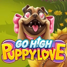 Go High Puppy Love by RubyPlay, showcased at blazespinss.org – game logo