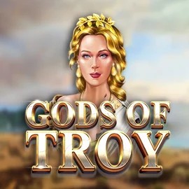 Gods of Troy logo by Red Tiger Gaming at Blaze Spins Casino