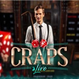 Live Craps casino game by Evolution – featured logo at Blaze Spins Casino