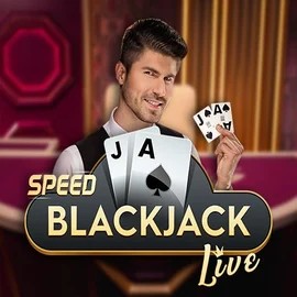Speed Blackjack online game logo by Pragmatic Play on blazespinss.org