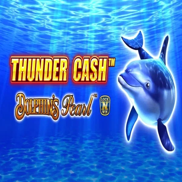 Thunder Cash Dolphins Pearl game by Novomatic – logo hosted on Blaze Spins Casino