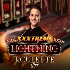 XXXtreme Lightning Roulette logo by Evolution at Blaze Spins Casino